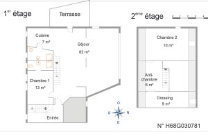 Gites de la Shirr_Le Cognassier-Plan